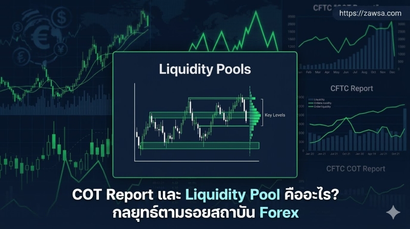 COT Report และ Liquidity Pool คืออะไร กลยุทธ์ตามรอยสถาบัน Forex